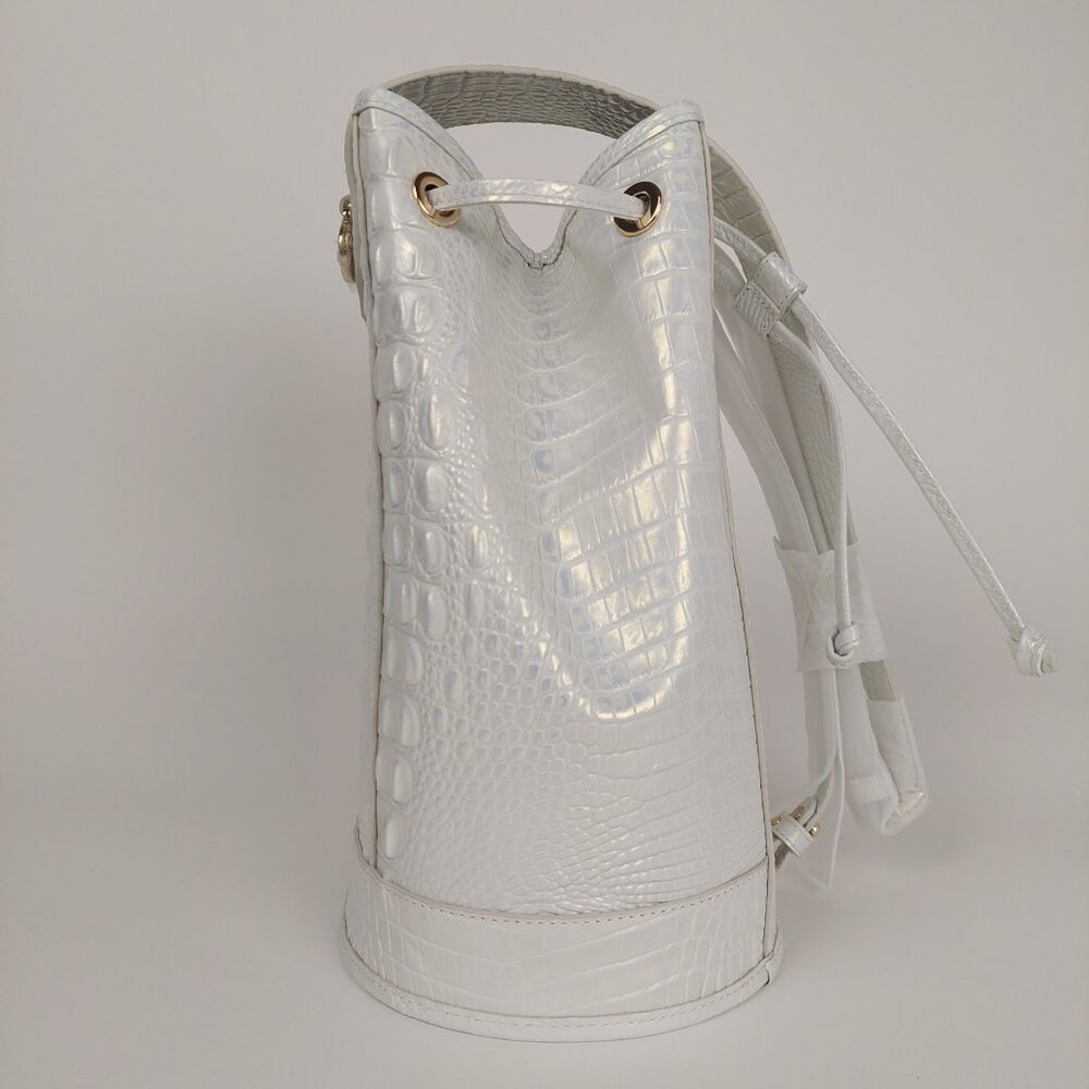 SOLD BRAHMIN Allie Shell White Melbourne Slingback Bag & Cheryl Cardholder SET - Picture 11 of 16